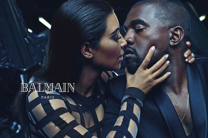 Kim Kardashian & Kanye West Get Hot & Heavy For Balmain