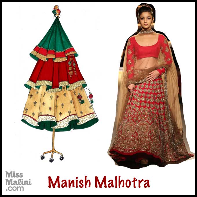 Manish Malhotra Christmas Tree