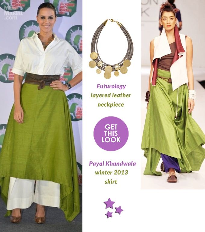 Get This Look: Neha Dhupia Is A Boho Belle In Payal Khandwala