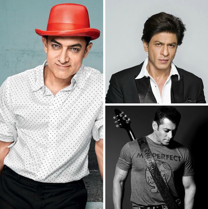 Aamir Khan, Shah Rukh Khan, Salman Khan