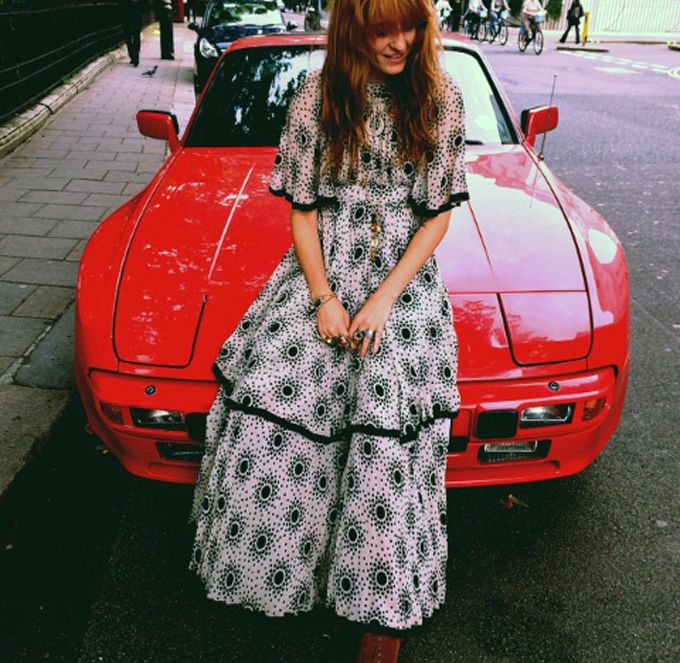 That pretty sun dress. (Pic: Florence Welch's Instagram)