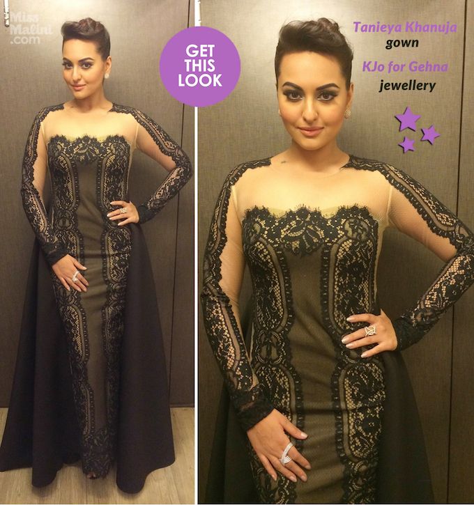 Get This Look: Sonakshi Sinha’s Big Star Entertainment Awards 2014 Outfits!
