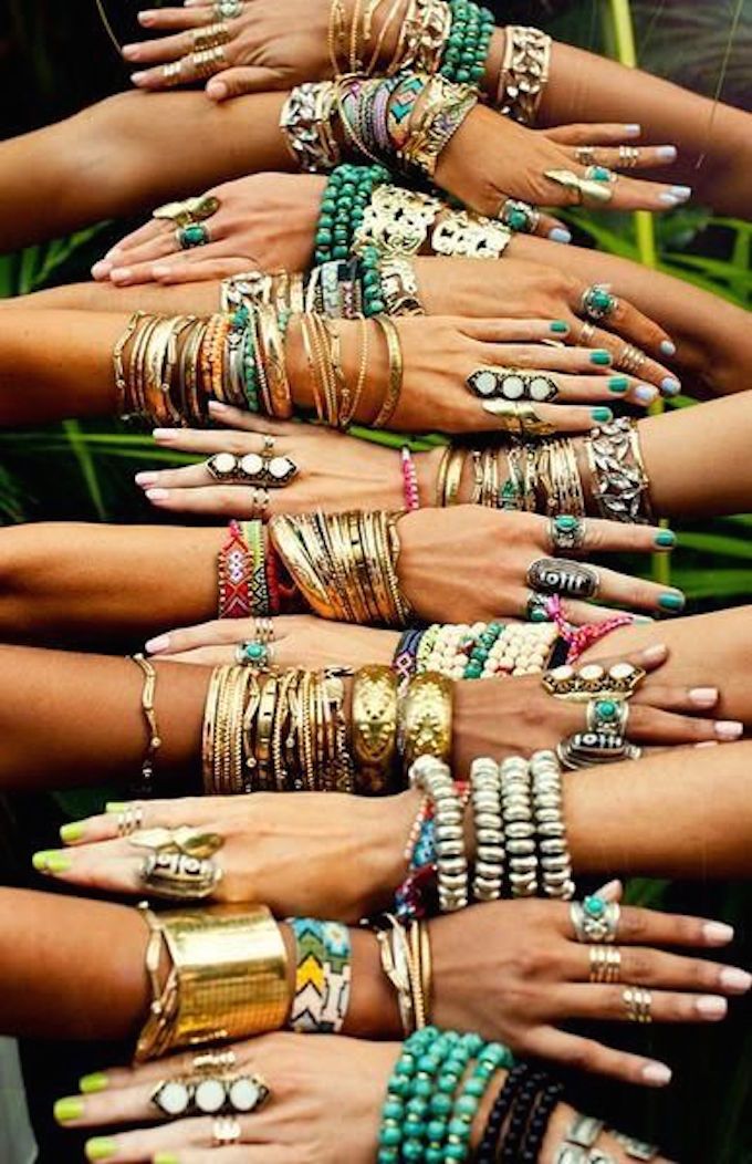 Charm bracelets (Source | pinterest.com)
