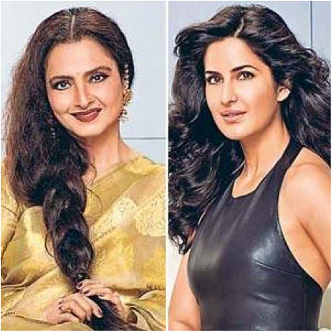 Rekha & Katrina Kaif in Fitoor