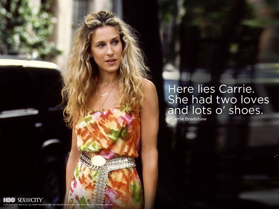 carrie bradshaw shoes quote