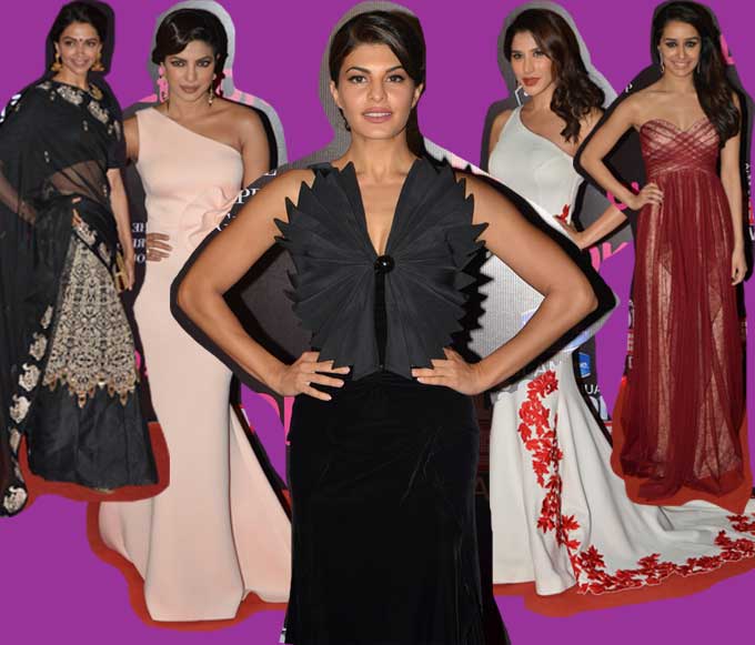 Black, White & Red Ruled The Red Carpet At The Screen Awards 2015