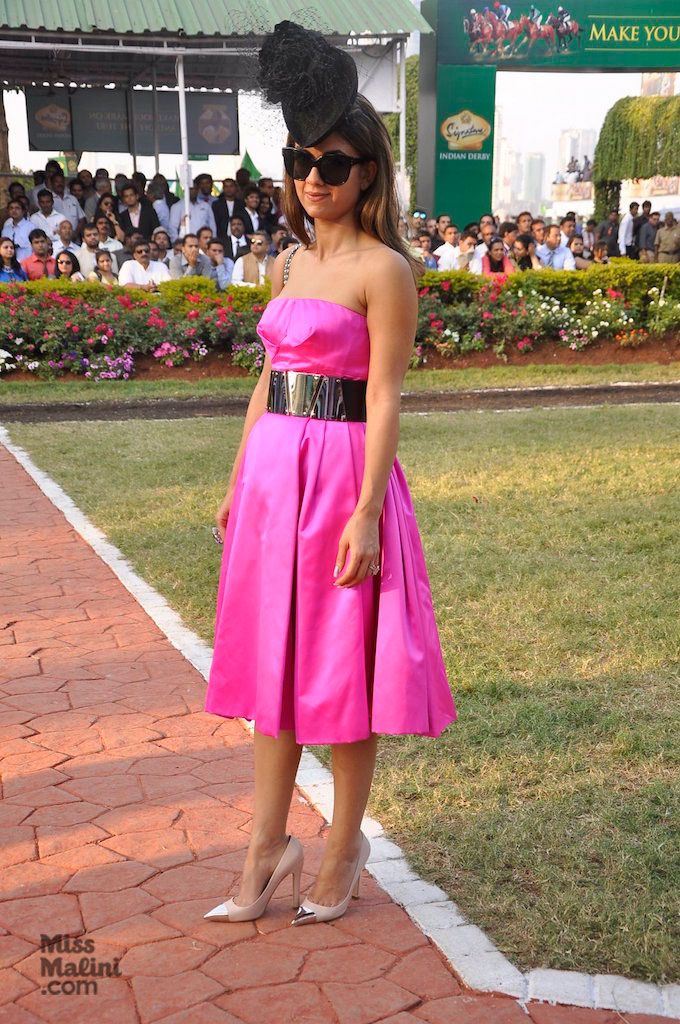 Natasha Poonawala at the Signature Indian Derby 2015