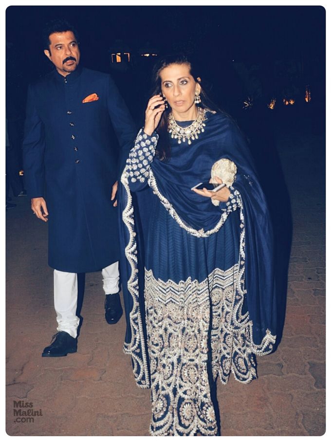 Anil and Sunita Kapoor at Sanjay Hinduja’s pre-wedding bash (Photo courtesy | Viral Bhayani)