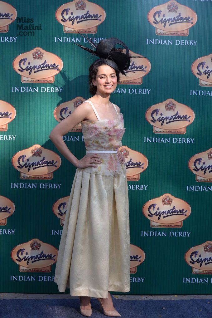 Kangana Ranaut at the Signature Indian Derby 2015