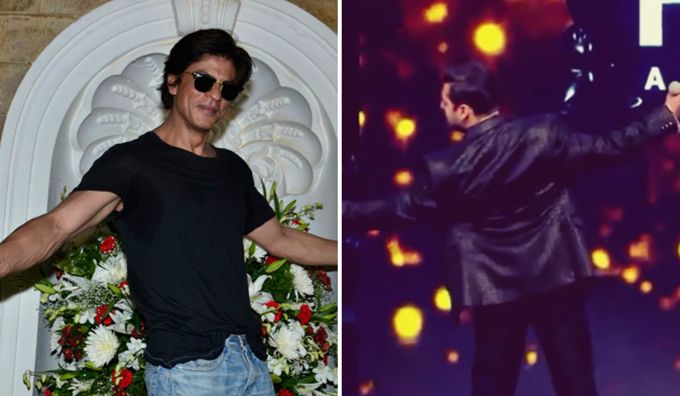 Woohoo! Video: Salman Khan Does Shah Rukh Khan’s Trademark Pose!