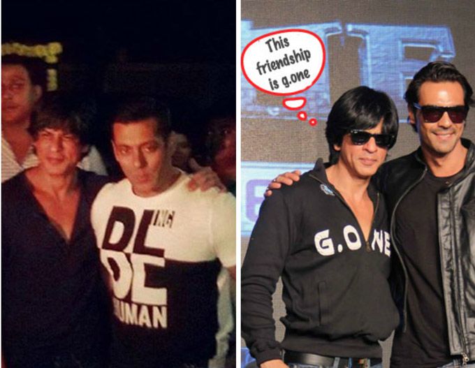 Did Salman Khan Pick A Fight With Arjun Rampal To Defend Shah Rukh Khan?
