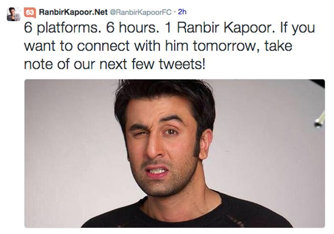Ranbir Kapoor Fan Club tweet