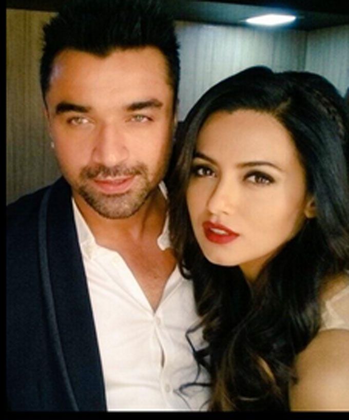 Ajaz Khan, Sana Khan (Twitter | @AjazKhanActor)