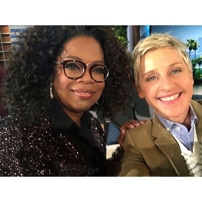 Oprah (Source: Instagram @theellenshow)