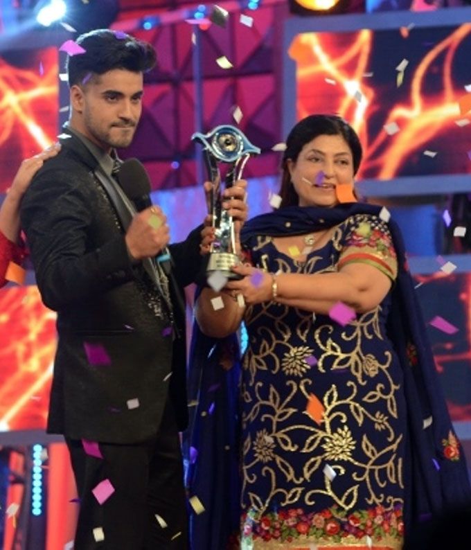 Gautam Gulati with his mother