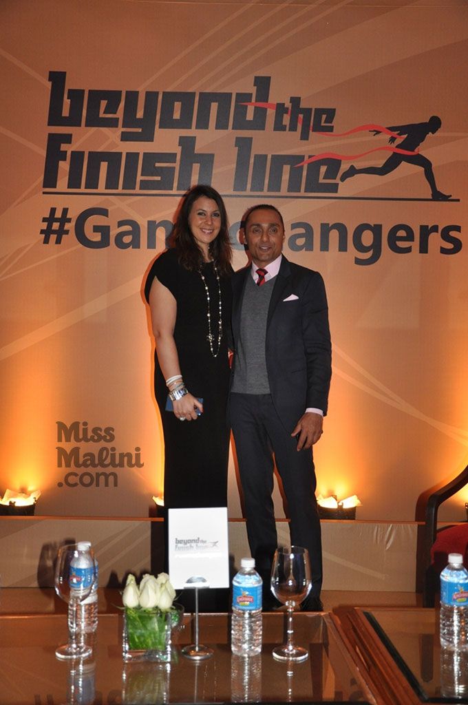 Marion Bartoli & Rahul Bose at Beyond the Finish Line #Gamechangers at Trident