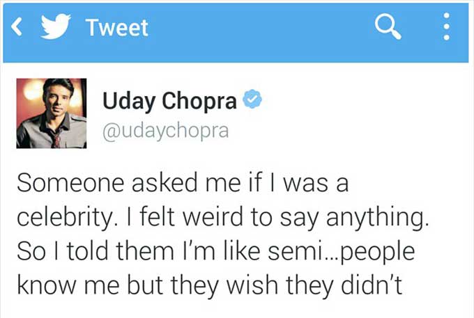 25 Signs Uday Chopra Is NOT A Celebrity – Because He’s Way Beyond That!