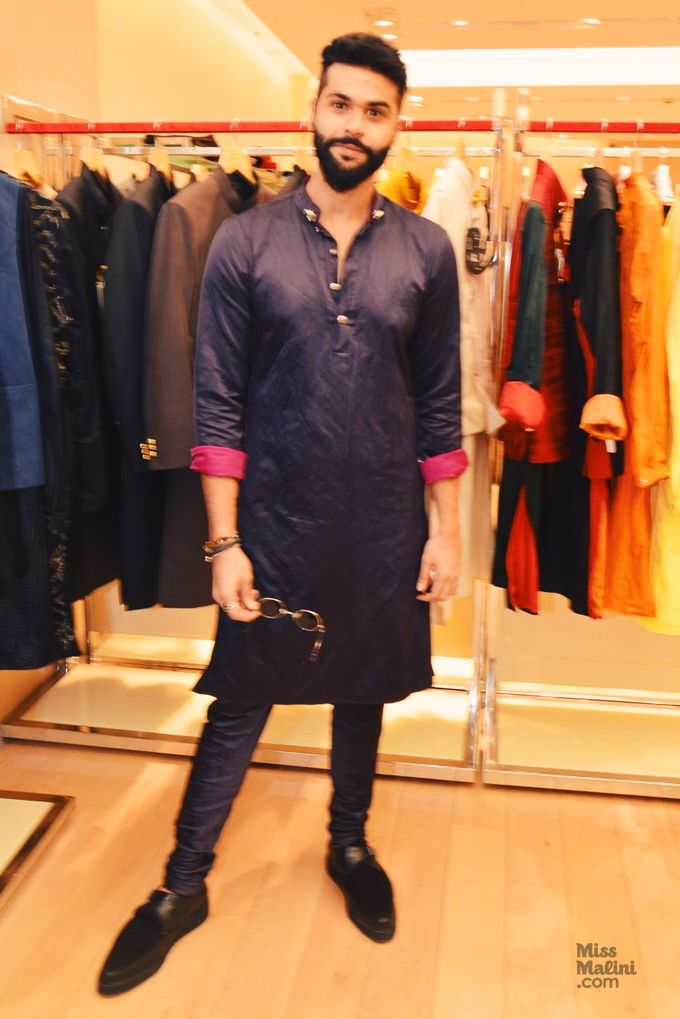 Kunal Rawal at the launch of his menswear collection at Aza (Photo courtesy | Viral Bhayani)