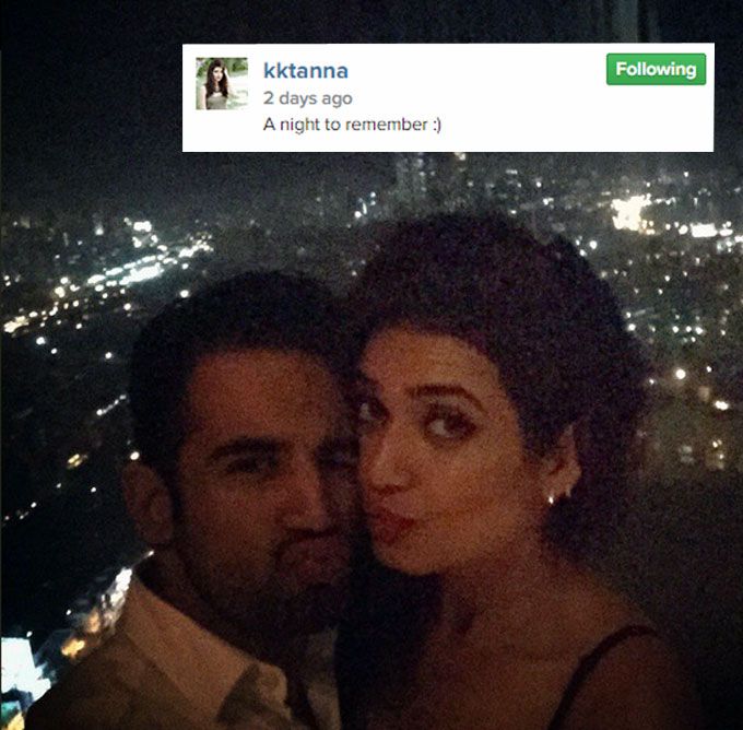 Upen Patel, Karishma Tanna (Instagram | @kktanna)