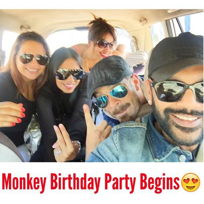 Bipasha Basu, Karan Singh Grover, Deanne Pandey, Rocky S. | Source: @bipashabasu Instagram