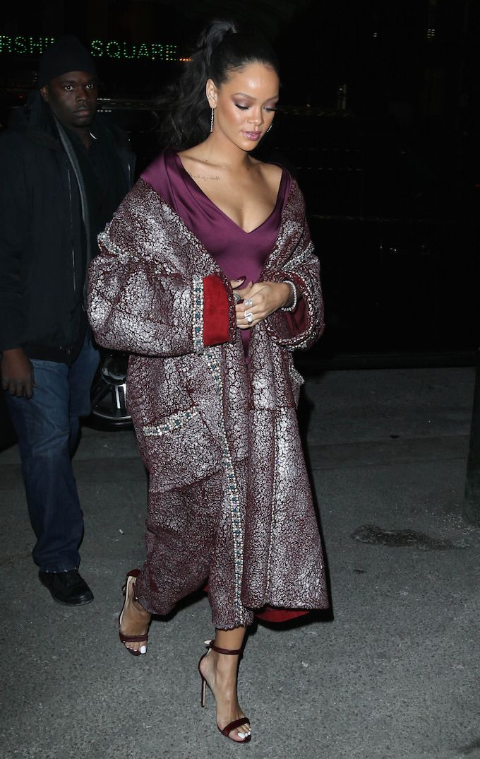 Hot Damn! Rihanna Coordinated With This Designer &#038; Wore The Hottest Colour Of The Year!
