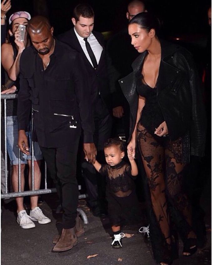 Kanye West, North West & Kim Kardashian (Pic | Instagram @KimKardashian)