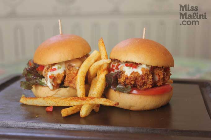 Country Style Fried Chicken Burger
