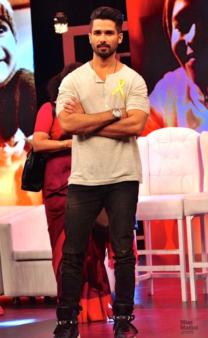 Shahid Kapoor at the NDTV-Fortis Cancerthon (Photo courtesy | Viral Bhayani)