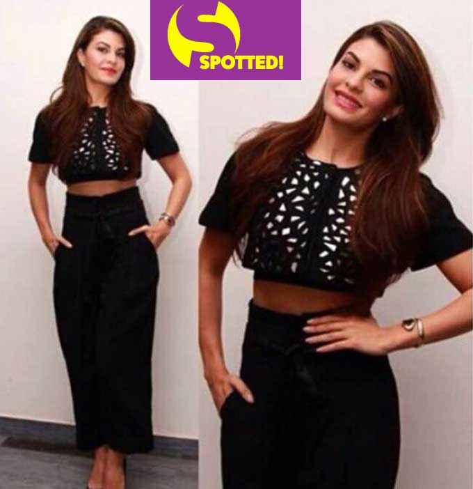 Jacqueline Fernandez Makes Black On Black Look Better Than You’ve Seen In A While