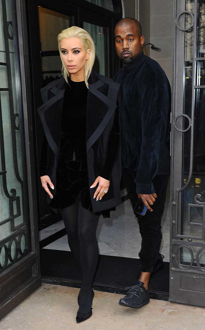 Kanye West & Kim Kardashian (Courtesy: Image Collect)
