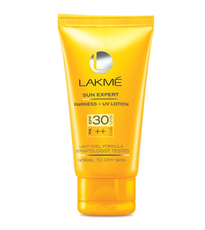 Lakme Sun Expert Fairness + UV Lotion SPF 30 PA++ (Source: Lakme India)