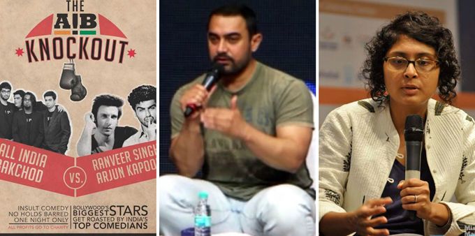 Aamir Khan Criticized The #AIBRoast – But It Seems His Wife Kiran Rao Loved It!