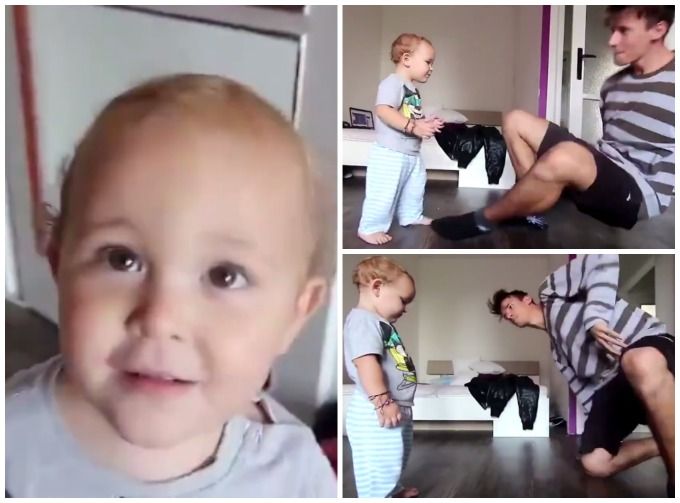 This Baby Boy’s Dance Face-Off With His Dad Will Make Your Day, Week, Month &#038; Year!