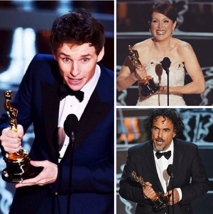 The Oscars 2015 winners (Source: Instagram)