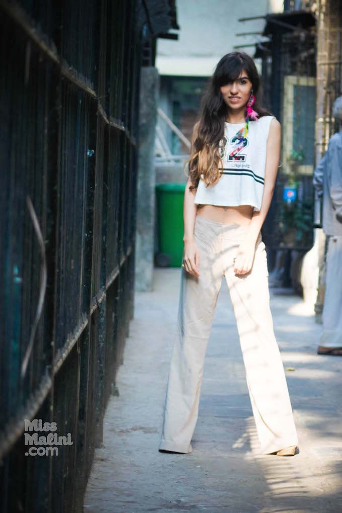 Sheefa Gilani in Vero Moda and H&M