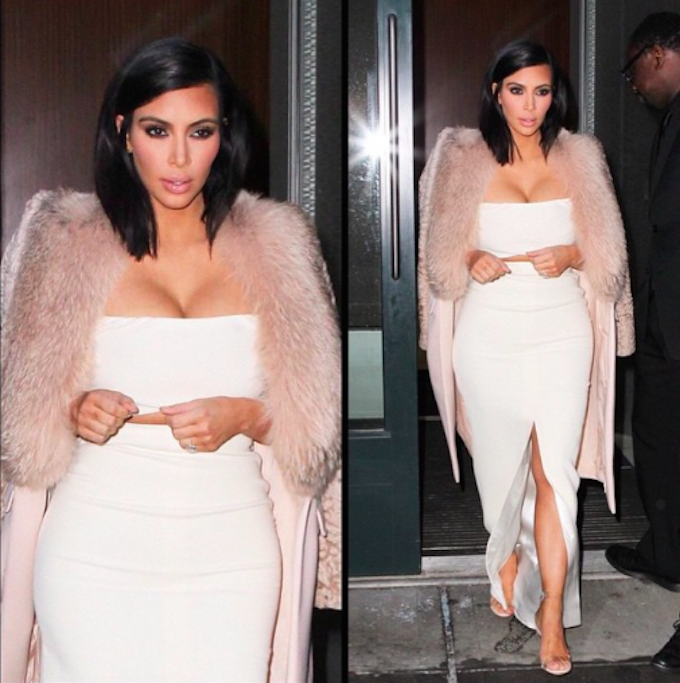 Kim Kardashian (Source: Instagram/@michaelsilvahair)