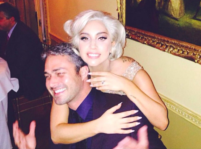 Lady Gaga and Taylor Kinney (Source: Instagram/ Taylor Kinney)