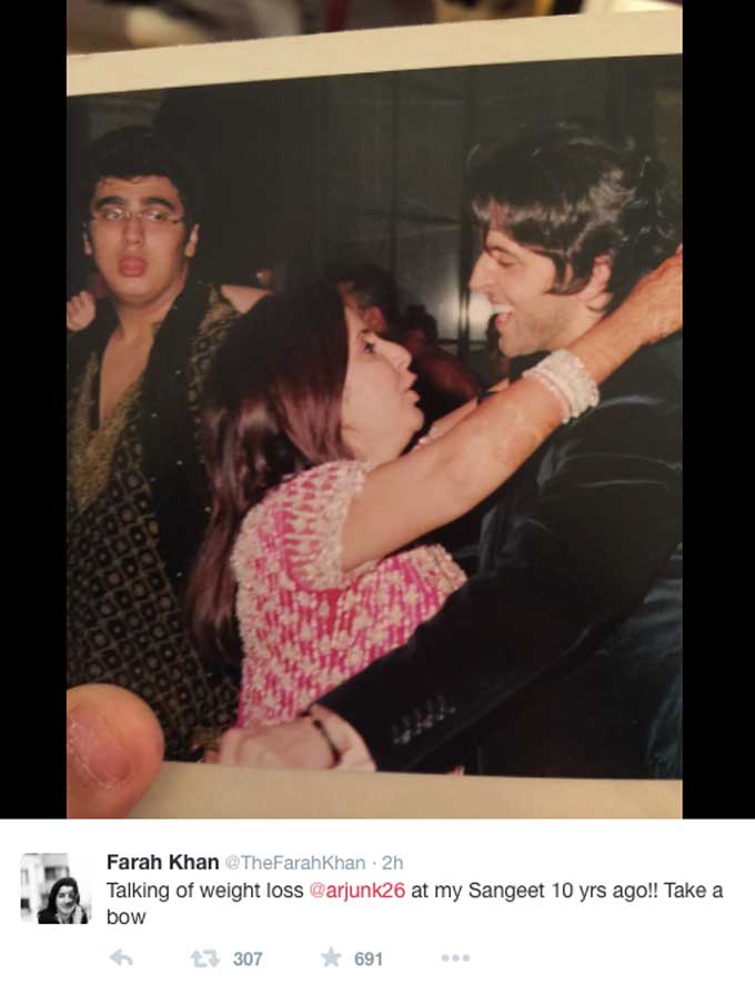 Here’s A HILARIOUS Picture Of Arjun Kapoor At Farah Khan’s Sangeet!
