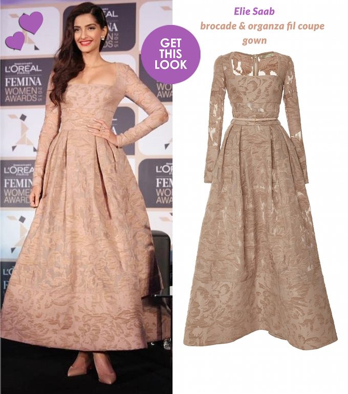 Get This Look: Sonam Kapoor Looks Like A Goddess In Her Elie Saab Dress!