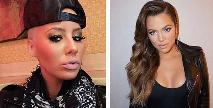 Twitter WAR! A Khloé Kardashian And Amber Rose Face-Off You Can’t Miss.
