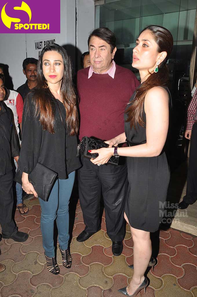 Karisma Kapoor &#038; Kareena Kapoor Khan Stepped Out In Black But Only One Kapoor Got It Right!