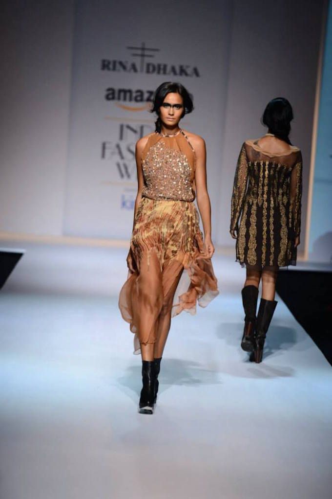 Rina Dhaka at FDCI Presents AIFW A/W'15