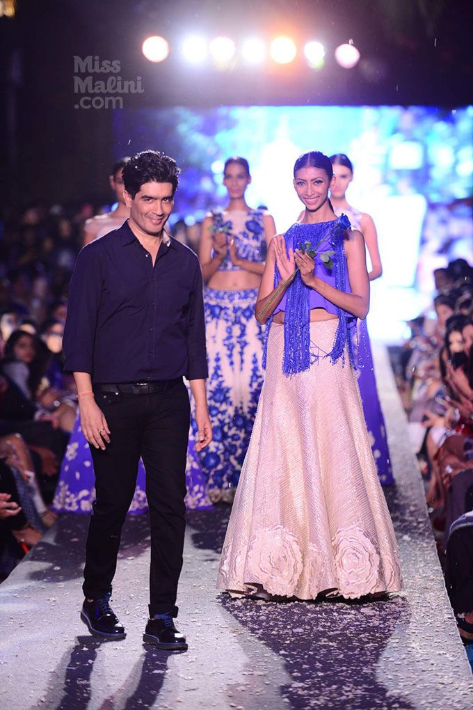 Blue Was The Colour Of Everyone’s Heart At Manish Malhotra’s Spring Summer 15 Show