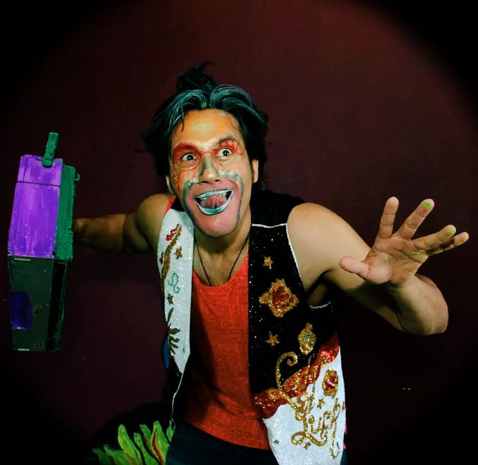 Danny Sura as Badmaash The Monkey from Panchatantra Musical