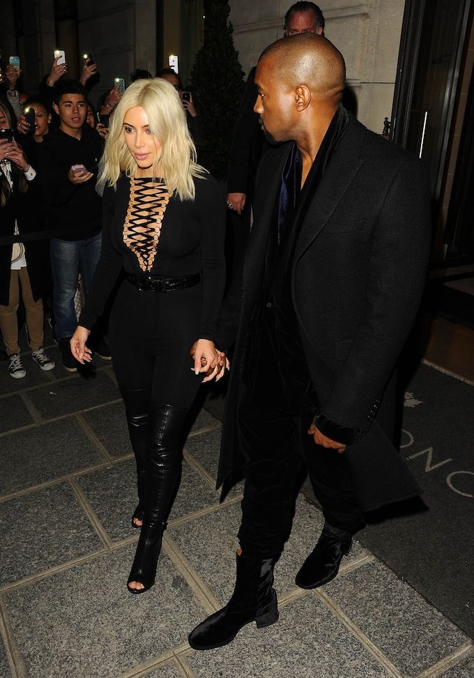 Kim Kardashian & Kanye West (Source: Image Collect)