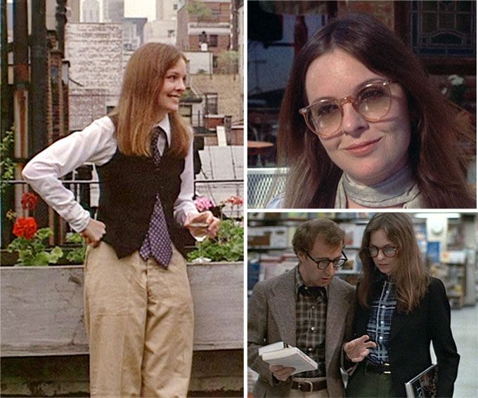 Diane Keaton's androgynous dandy style in Annie Hall
