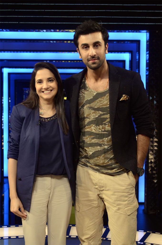 Anupama Chopra and Ranbir Kapoor