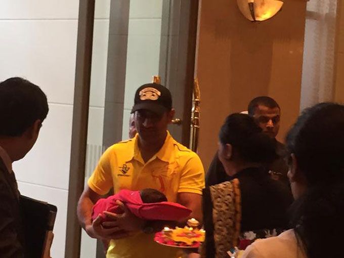 Aww! Look At These Adorable Pictures Of M.S. Dhoni With His Daughter Ziva!