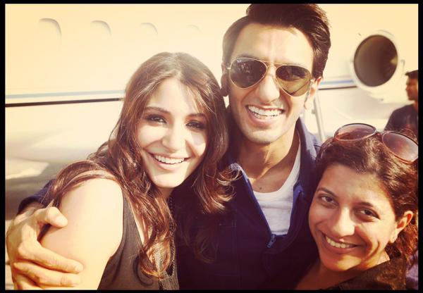 On the sets of Dil Dhadakne Do | Source: Twitter |
