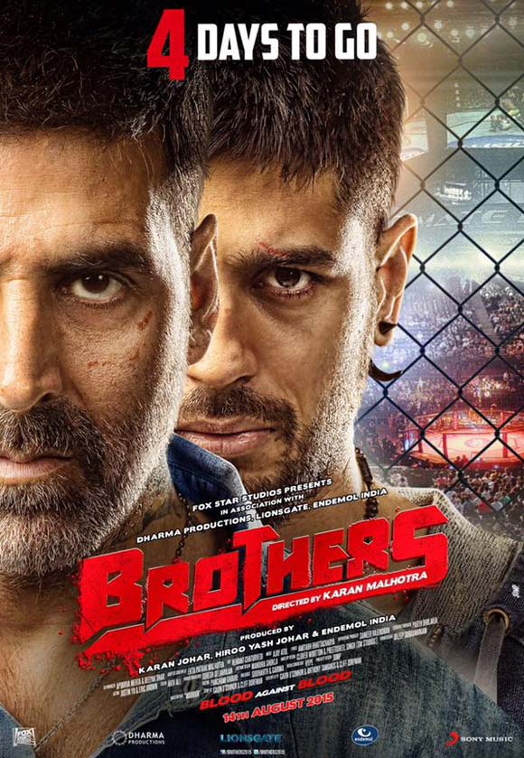 Check Out The Brand New Poster Of The Akshay Kumar & Sidharth Malhotra Starrer – Brothers!